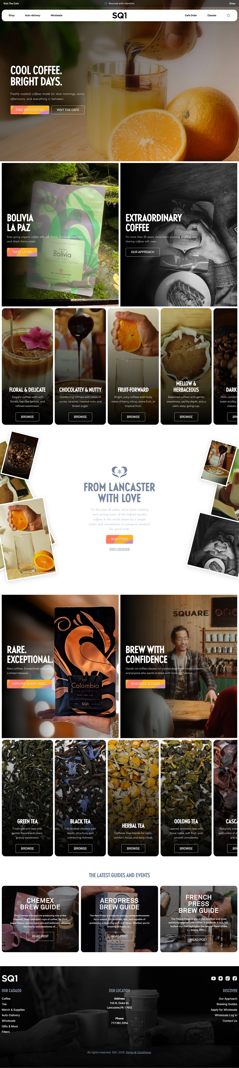 SquareOne Coffee Case Study